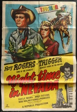 Night Time in Nevada (1948) Original Movie Poster Folded 27x41