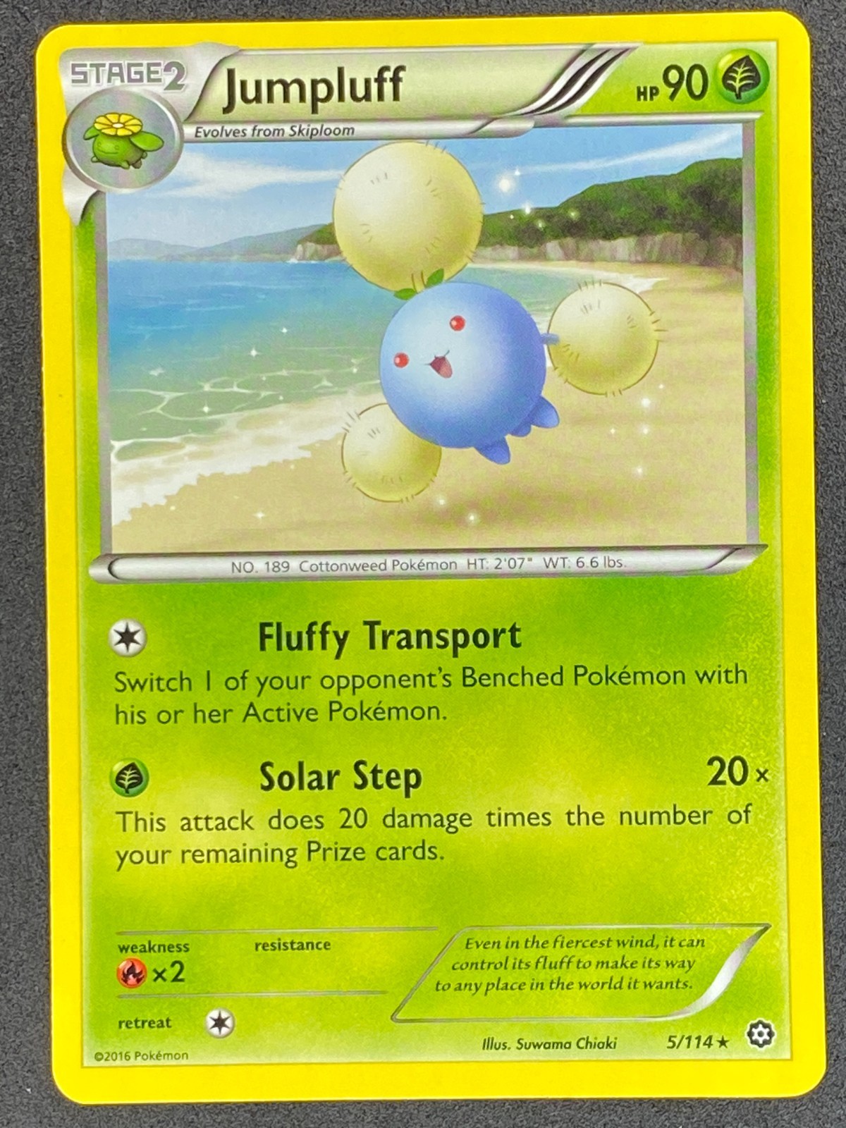 Pokémon Jumpluff 5/114 STS Steam Siege NM