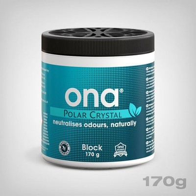 ONA Block Polar Crystal 170g - Geruchstralisierer 30 Tage, ätherische Öle