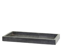 Chic Antique Tablett Morlaix Marmor Grau 45 Cm Deko Tablett