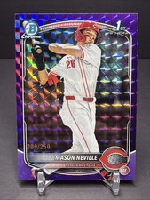 2025 Bowman Draft Mason Neville #BDC-109 Purple Geometric /250