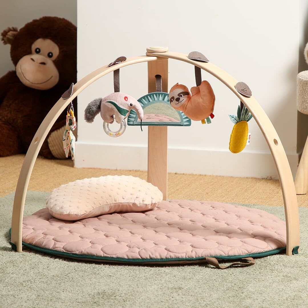 Tapis arche bois Ludi Ø78 cm d'éveil pour bébé dès la naissance