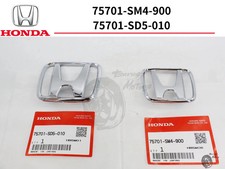 Honda Bb6 97-01 Prelude Front Rear Emblem Set Badges Usdm Genuine 75701-sd5-01