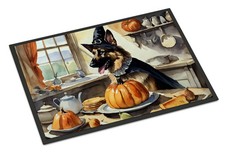 NEW German Shepherd Fall Kitchen Pumpkins Doormat Front Door Mat Indoor Outdoor