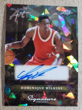 2025 Leaf Signature Series Classic Art Dominique Wilkins Auto 1/1 Atlanta Hawks