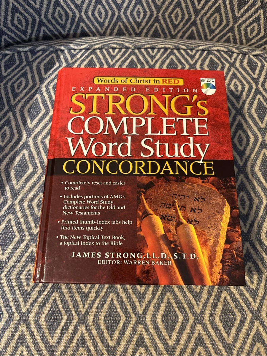 Word Study Ser.: Strong's Complete Word Study Concordance by