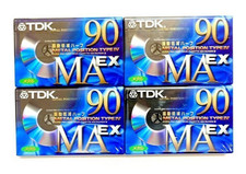 [ New ] TDK MA EX 90 TYPE IV METAL POSITION Cassette Tape lot of 4 260225