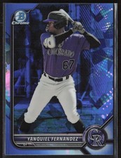 2022 Bowman Draft Sapphire Edition #BDC-146 Yanquiel Fernandez