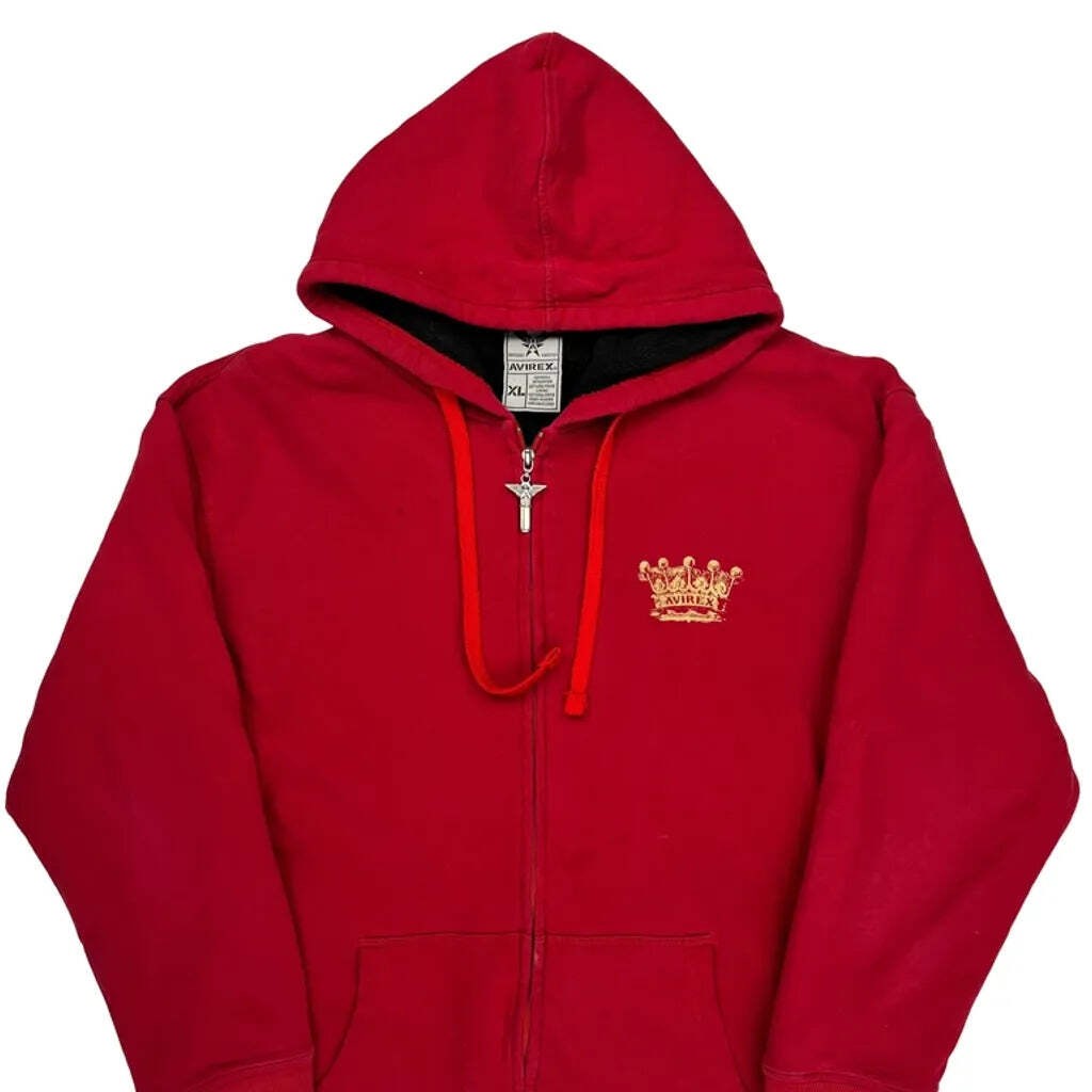 トップス COOGI MERCERISED COTTON ZIP-UP BLOUSON Coogi Full Zip Hoodie - XL Red Cotton | eBay