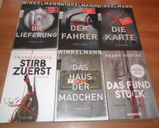 Andreas Winkelmann - 6  Taschenbücher  - Krimis / Thriller-Konvolut -