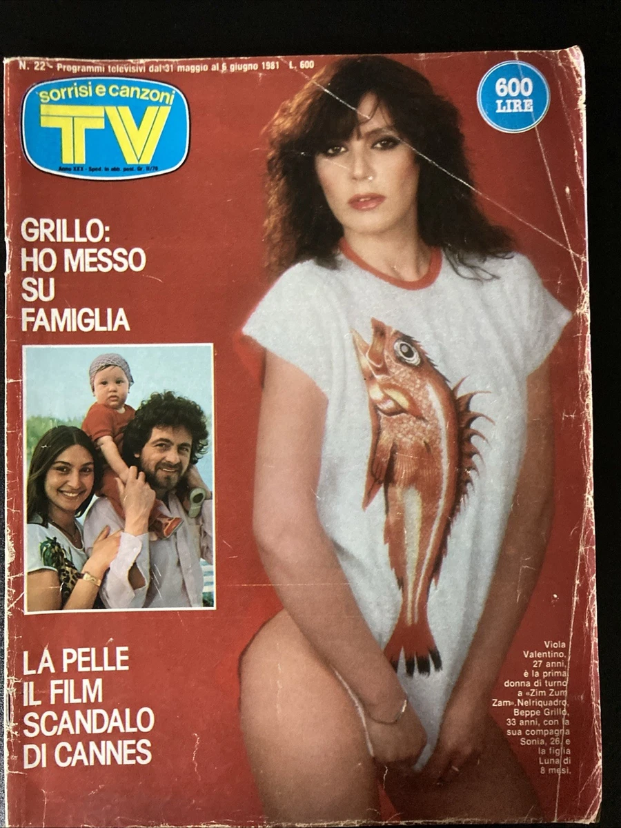 Sorrisi E Canzoni 1981 Numéro 5 Spécial Sanremo - Baudot, Pertini, Dallas - Vintage Italien