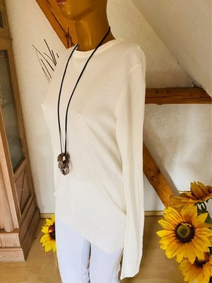 Einfacher dünner Pullover von Primark Gr S ivory