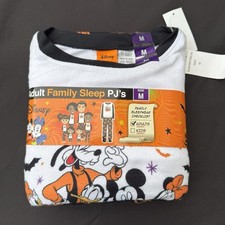 MICKEY MOUSE GANG HALLOWEEN 2 PC PJs SIZE Med NWT Family Matching Sleep Sets