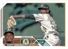 2023 Topps Montgomery Club -Dany Jimenez Oakland Athletics Card #164