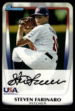 2011 Bowman Draft Picks & Prospects Steven Farinaro #BDPP98 Prospects