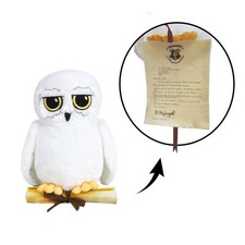 Peluche Grande 25Cm Edwige Con Letra Búho Harry Potter Original