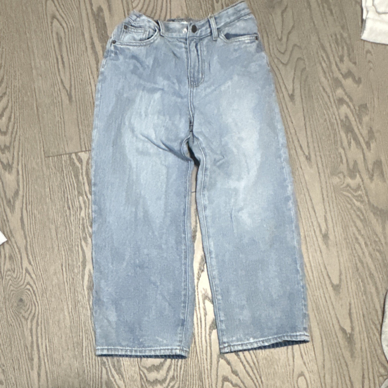 Light Blue Denim Size 10 Adjustable Waist