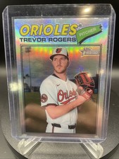 2026 Topps Heritage Trevor Rogers Chrome Refractor #237 Baltimore Orioles SP