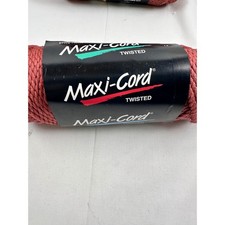 Maxi-Cord Twisted Polypropylene Macrame Cord 6mm 100 Yds Reddish Brown