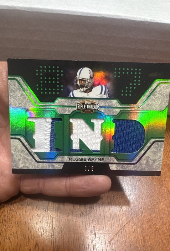 2008 Topps Triple Threads Reggie Wayne 7/9 #TTR-123 Colts🔥🔥