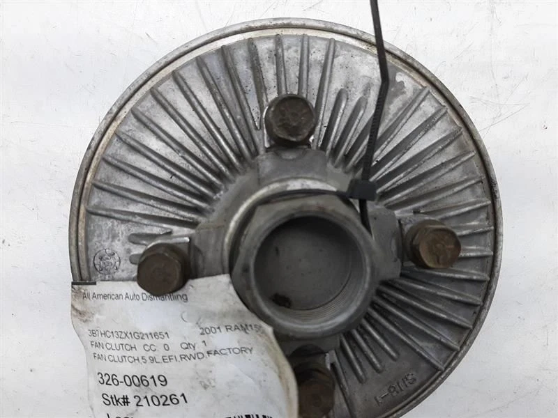 Embreagem de ventilador 5.9L 8-360 gasolina Thru 5/1/00 94-01 Dodge Ram 1500 52027710 - Imagem 3 de 4