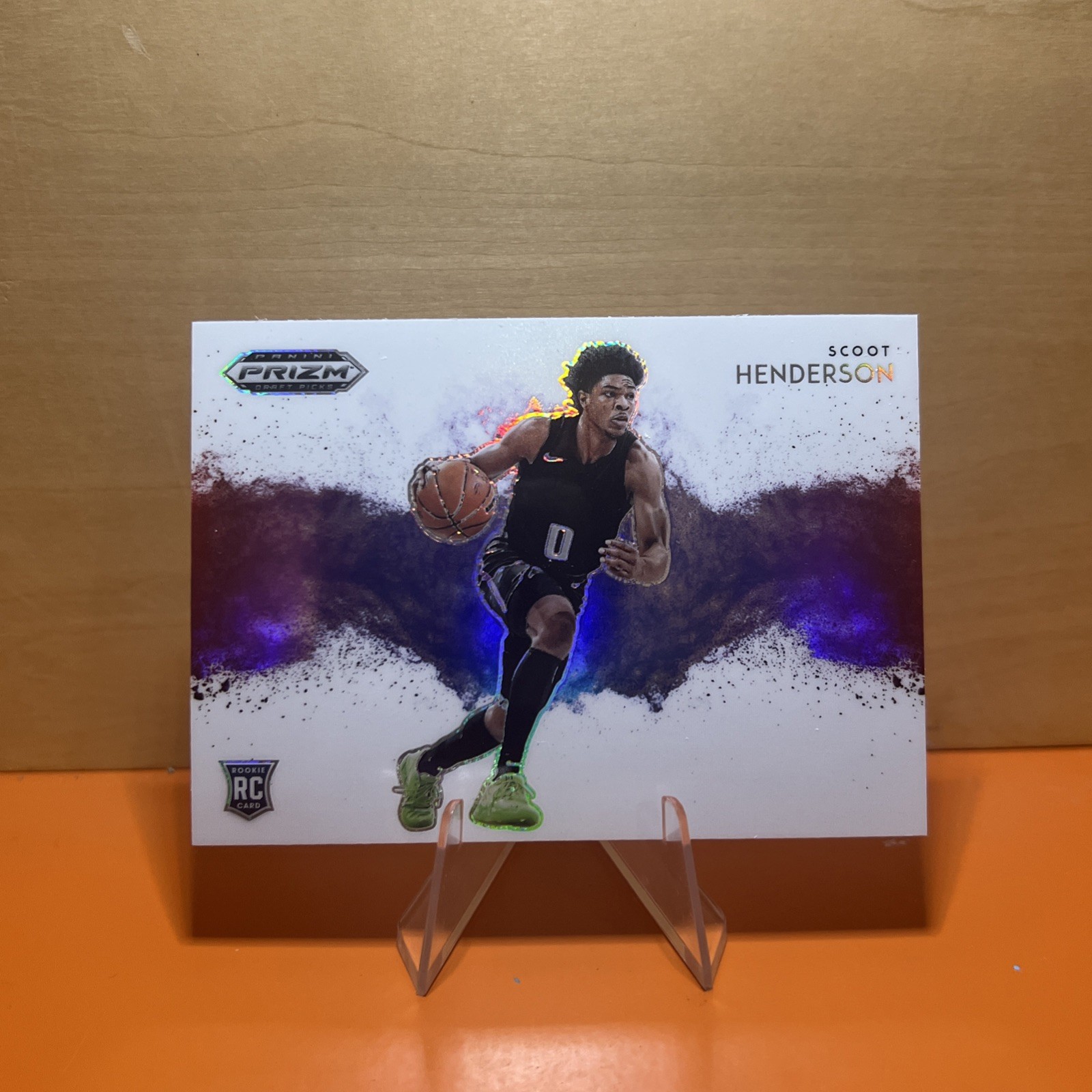 2023-24 Prizm Scoot Henderson RC Color Blast -Case Hit SSP RARE #8 Draft Picks