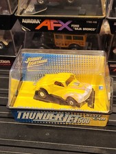 Johnny Lightning Thunderjet 500 Willys Gasser Yellow HO Slot Car