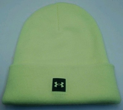 Under Armour Adult Unisex Beanie/Winter Hat NWOT Cap Pitch Soft Yellow
