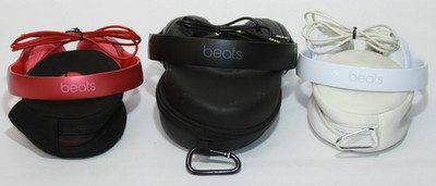 Lot of 3 Beats HP Solo3 A1796 Solo 2 B0518 Studio Wireless B0501 Cases Tested