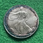 1998 American Silver Eagle - Dark Rim Toner ASE - 1 oz .999 Fine Silver!!