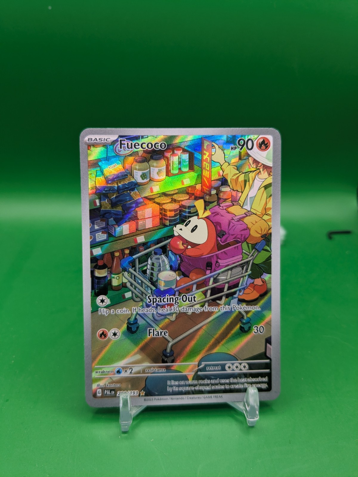Pokémon TCG Fuecoco Scarlet & Violet Paldea Evolved 201/193 Illustration Rare