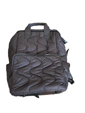 Joan & David Diamond Quilted Puffer Nylon Work Backpack Travel Laptop Commuter