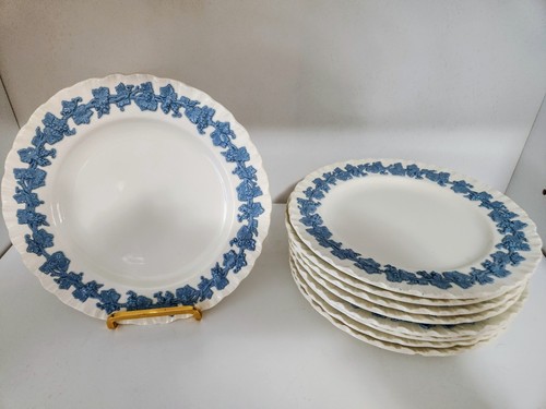 Wedgwood Embossed Queensware   Scalloped Edge 8" Salad/Desert Plate 9 Available 