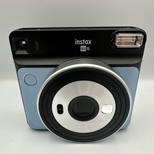 Fujifilm Instax Square SQ6 Instant Film Camera Aqua Blue Rare Read 