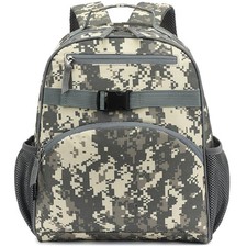 Kids Backpack Toddler Boys Girls Simple Lightweight Daycare 15 Inch Camo