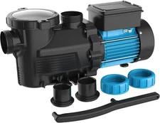 BOMGIE 2.2HP In/Above Ground Pool Pump with Timer, 6950 Powerful Self-Primin