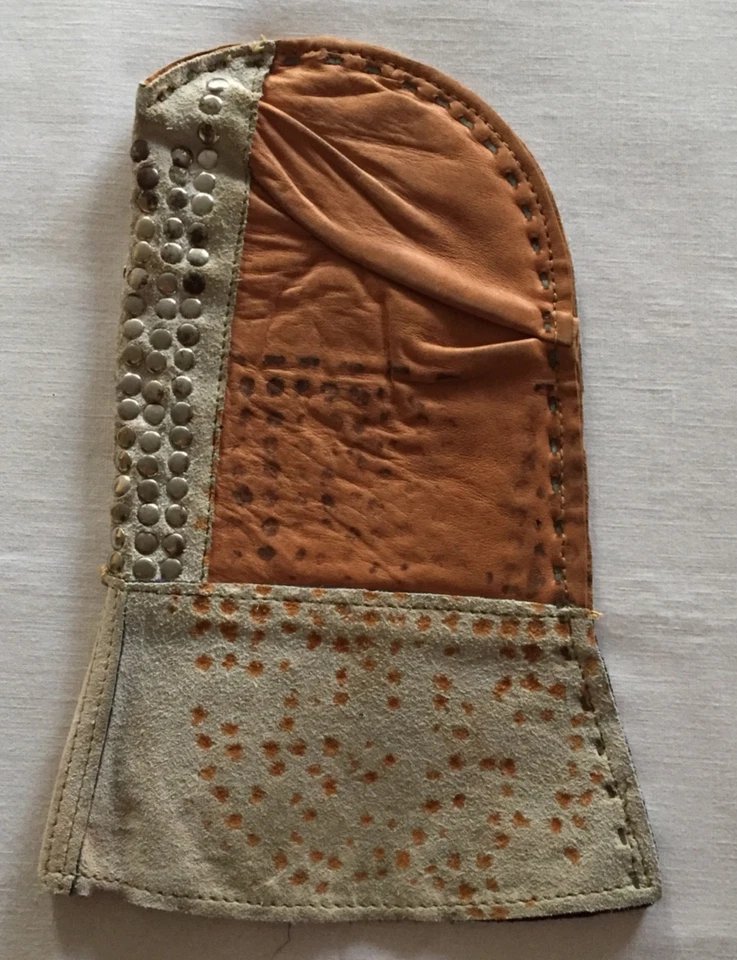 Заводская перчатка бронированная рабочая одежда промышленная замша кожа стимпанк косплей декор - Изображение 2 из 2