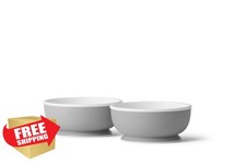 BabyBj rn Baby Bowl 2-pack Gray