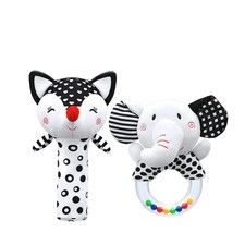 Baby Rattles 0-6 Months Newborn Toys Infant Toys 0-3 Months Rattles for Babie...