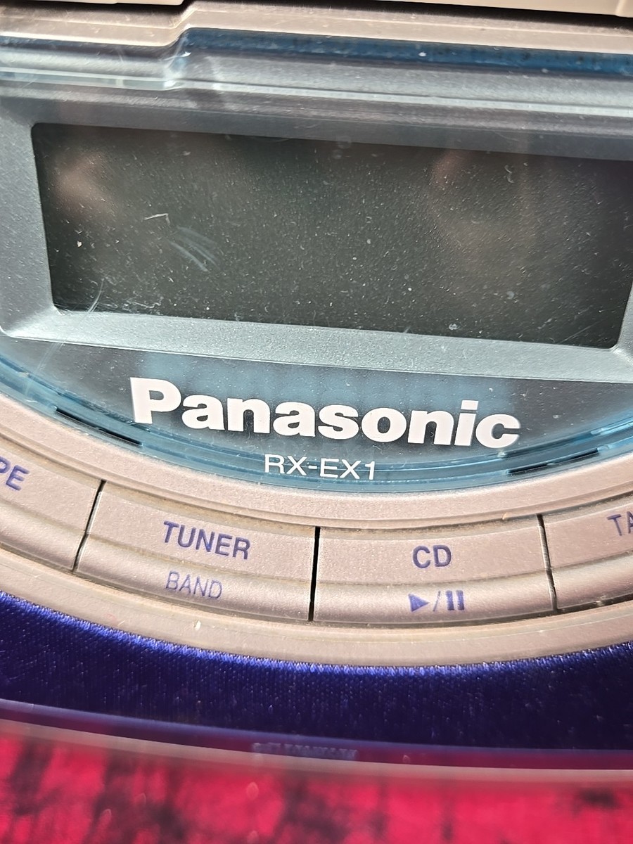 Panasonic RX-EX1 Portable CD Cassette Tape Player AM FM Radio | eBay