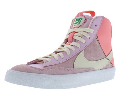 Nike Blazer Mid '77 SE D GS Girls Shoes Size 6, Color: Pink Foam/Coconut Milk