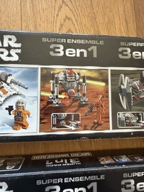 LEGO Star Wars: Microfighter 3 in 1 Super Pack Lot (66533 & 66534) - New Sealed