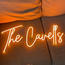 Custom Neon Sign Personalized LED Wedding Sign Last Name Home  Wall Decor