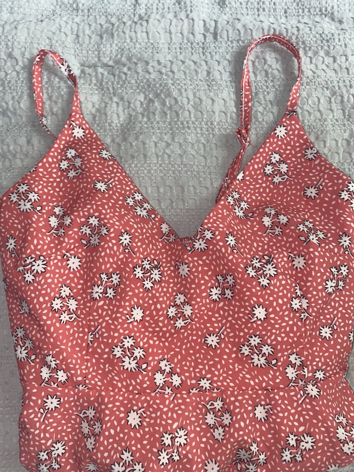 Daisy Summer Dress ~ Size Women’s Small Free Shipping Floral spaghetti strap