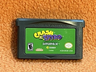 Crash & Spyro Superpack Nintendo Game Boy Advance Gameboy Authentic Tested!