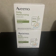 Aveeno Daily Moisturizing Facial Cleansing Bar for Dry Skin, 3.5 oz x 6 New