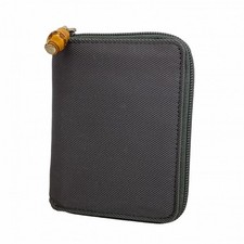 Gucci Wallet Bamboo 035 0416 1928 5 Nylon Dark Gray Mens Womens Mid Size