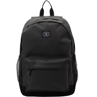 DC Shoes Herren Backsider Core 20L verstellbarer Riemen Rucksack Tasche - Schwarz/Schwarz