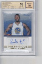 2012-13 Prestige - Prestigious Picks Signatures Festus Ezeli #74 (AU, RC), 10/10