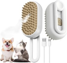 Cat Hair Brush, Dog Hair Brush, Cat Steam Brush, Rechargeable Steam Brush for Ca